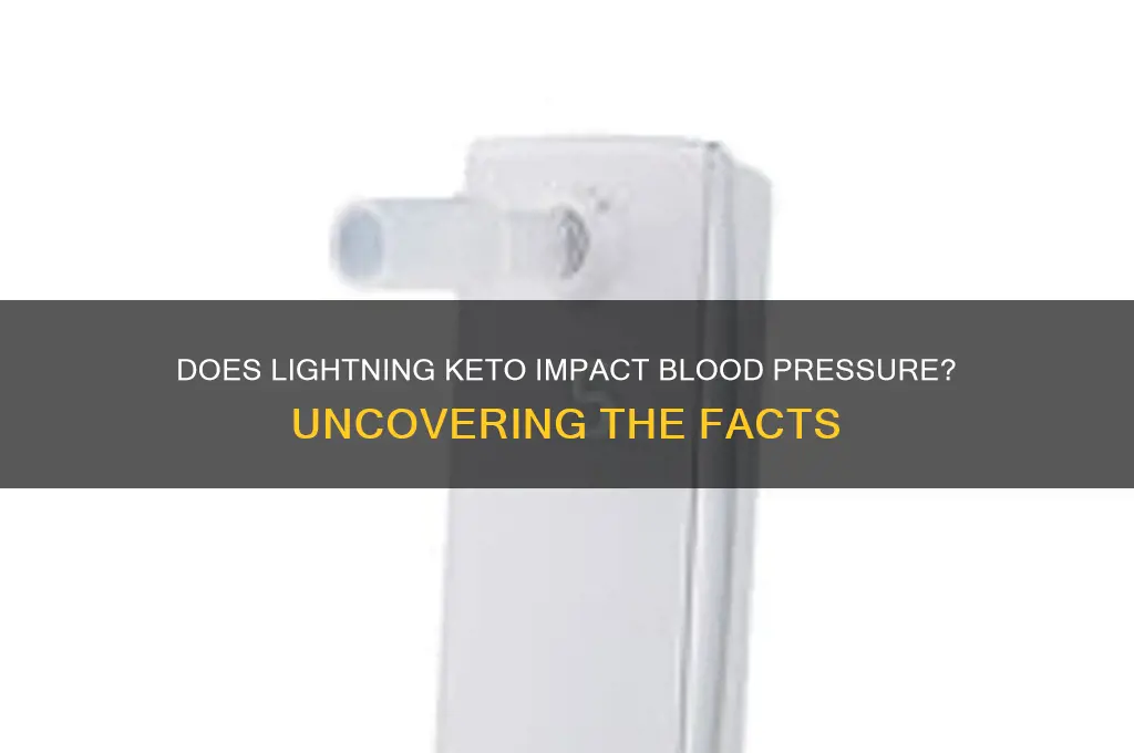 does lightening keto raise blood pressure