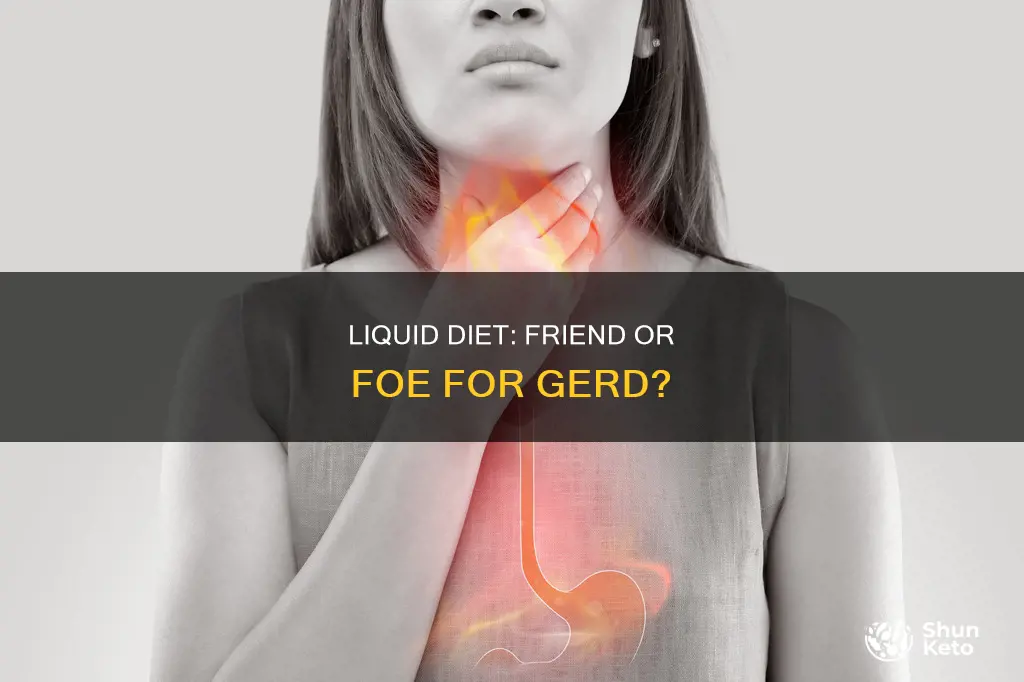 does liquid diet help gerd
