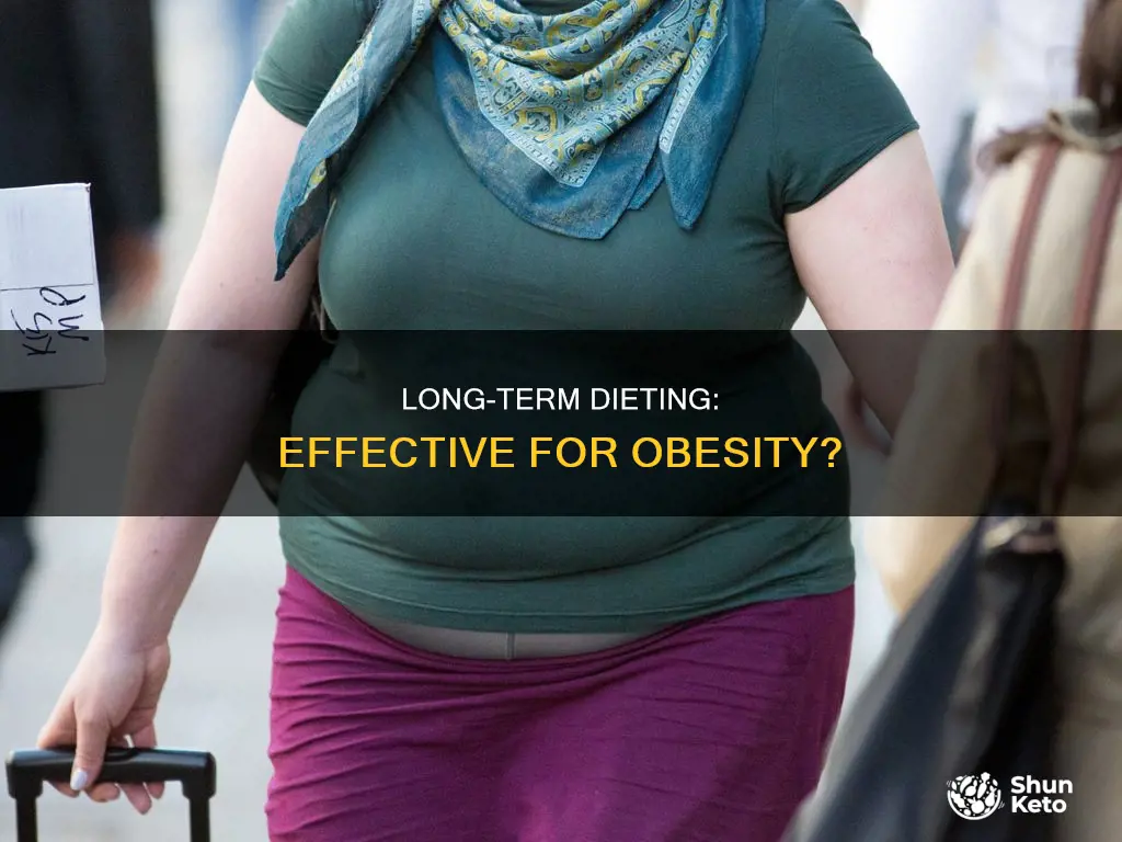 does long term dieting help with obesity