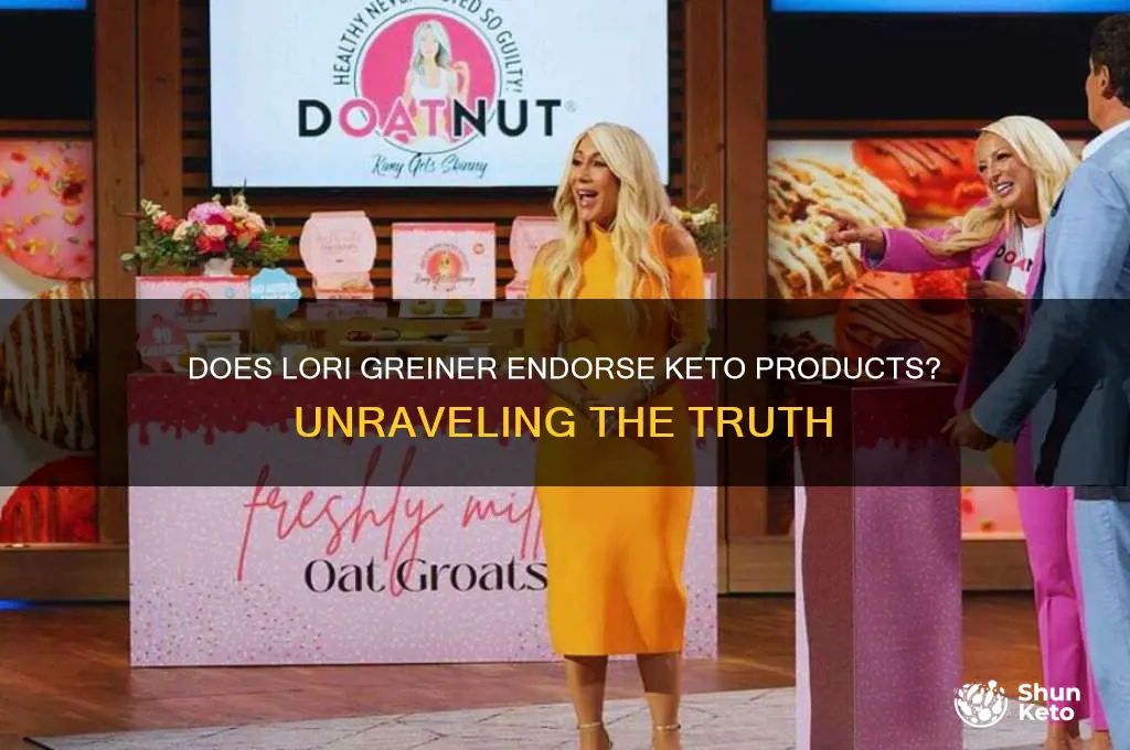 does lori greiner endorse keto products