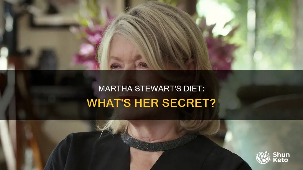 does martha stewart follow a specific diet