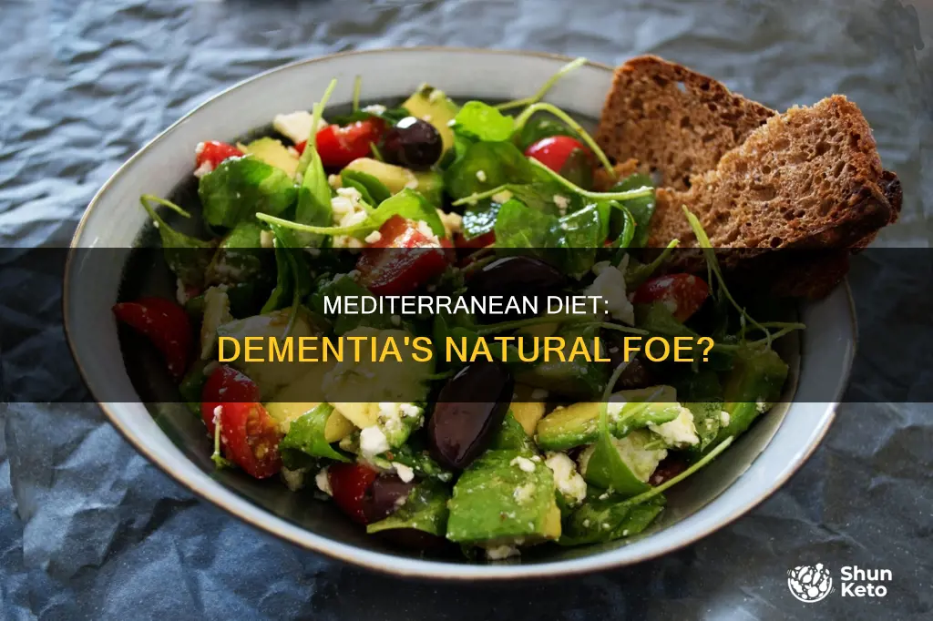 does mediterranean diet help dementia