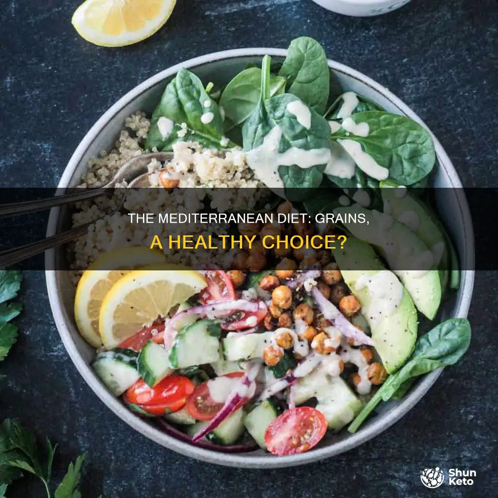 does mediterranean diet include grains
