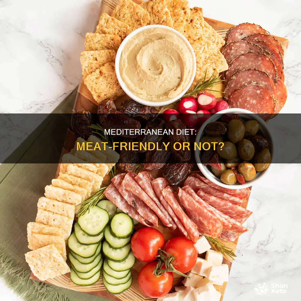 does mediterranean diet include meat