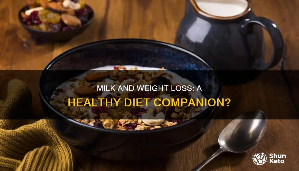 does milk help wiht diet