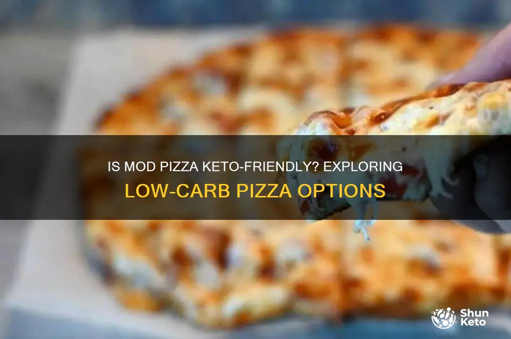 does mod pizza offer keto pizzas