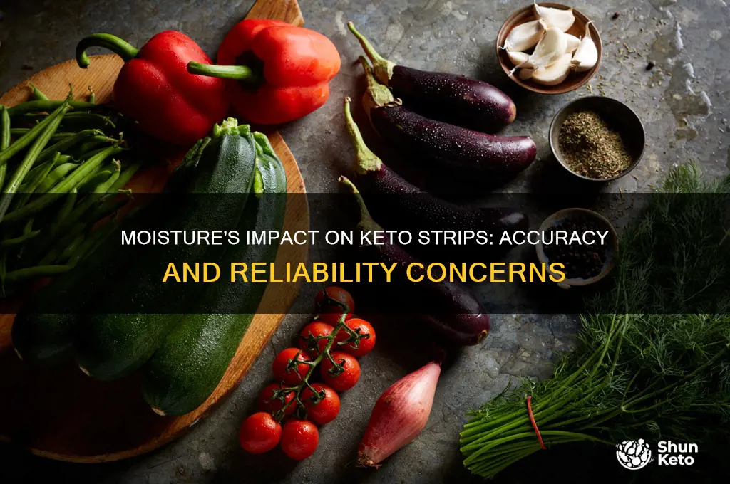 does moisture affect keto strips