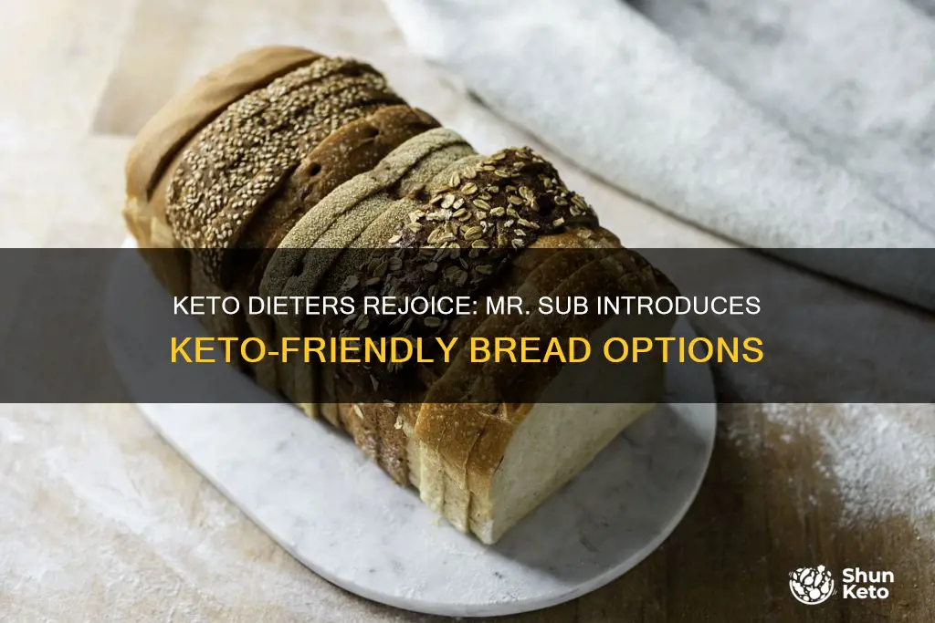 does mr sub have keto bread