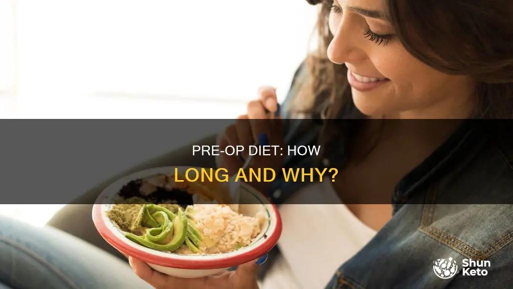 does my bariatric pre-op diet need to be two weeks