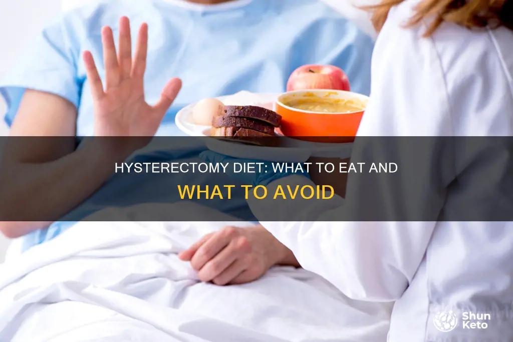 does my diet change after a total hysterectomy