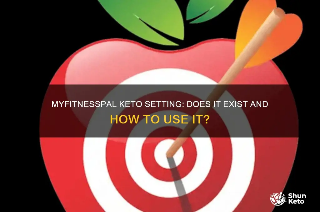 does myfitnesspal have keto setting