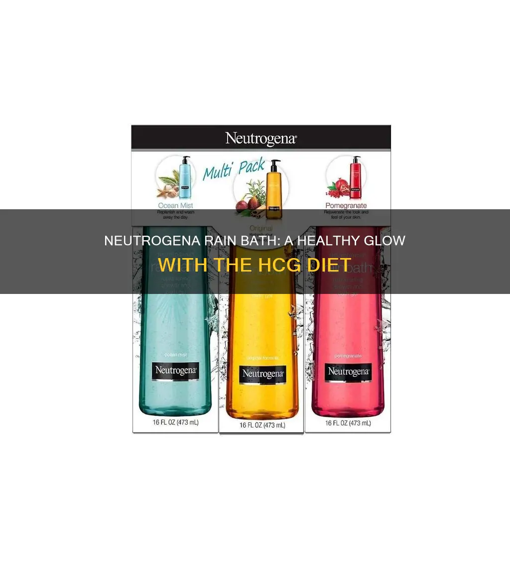does neutrogena rain bath and hcg diet