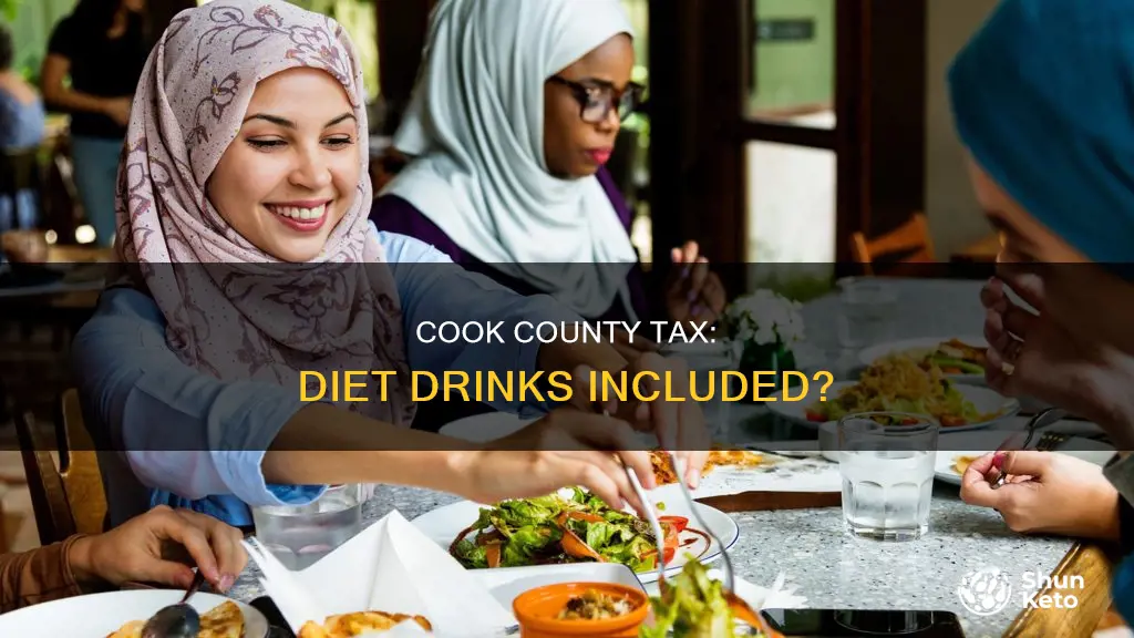 does new cook county tax include diet drinks