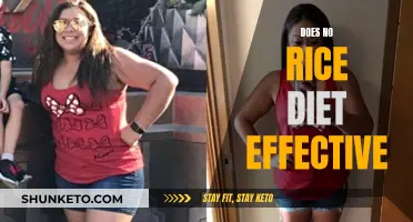 No Rice Diet: Effective Weight Loss Strategy?