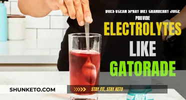 Cranberry Juice: Electrolyte Powerhouse or Gatorade Rival?