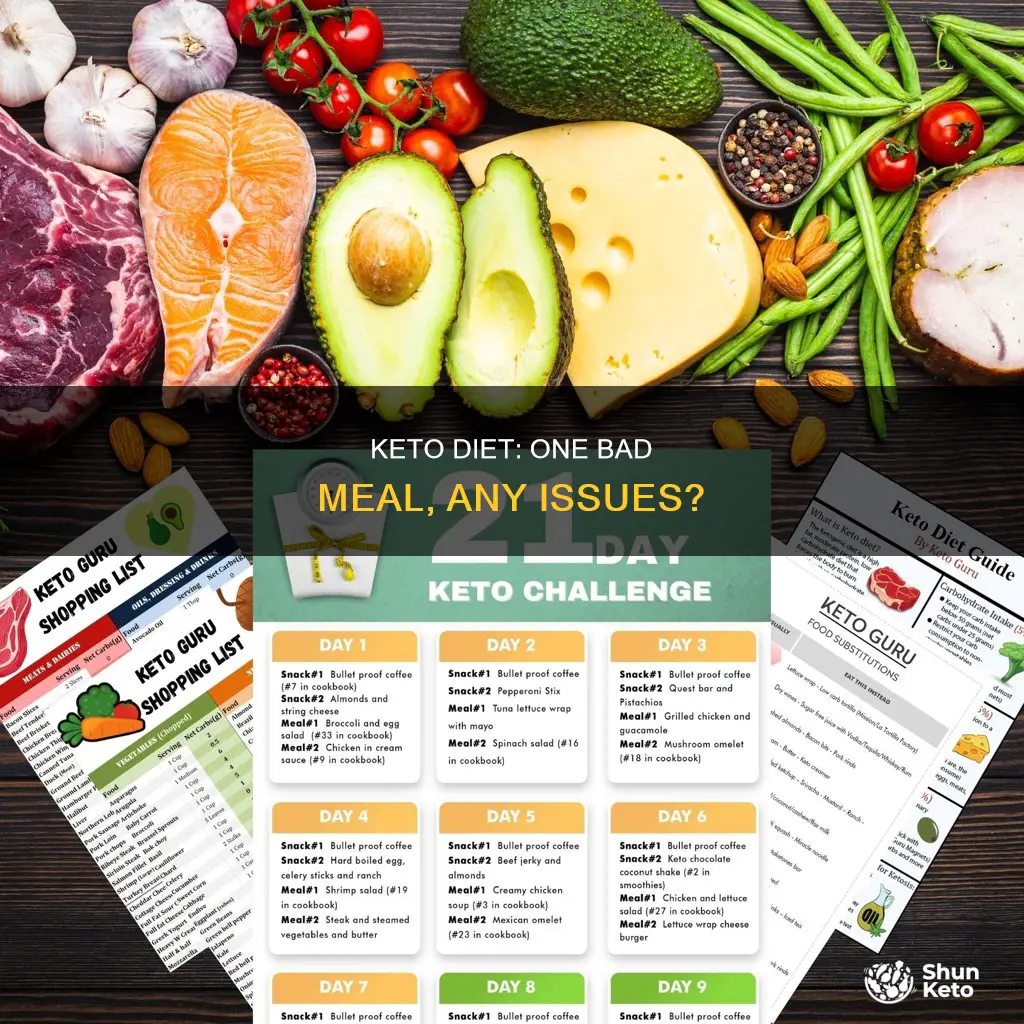 does one bad meal ruin keto