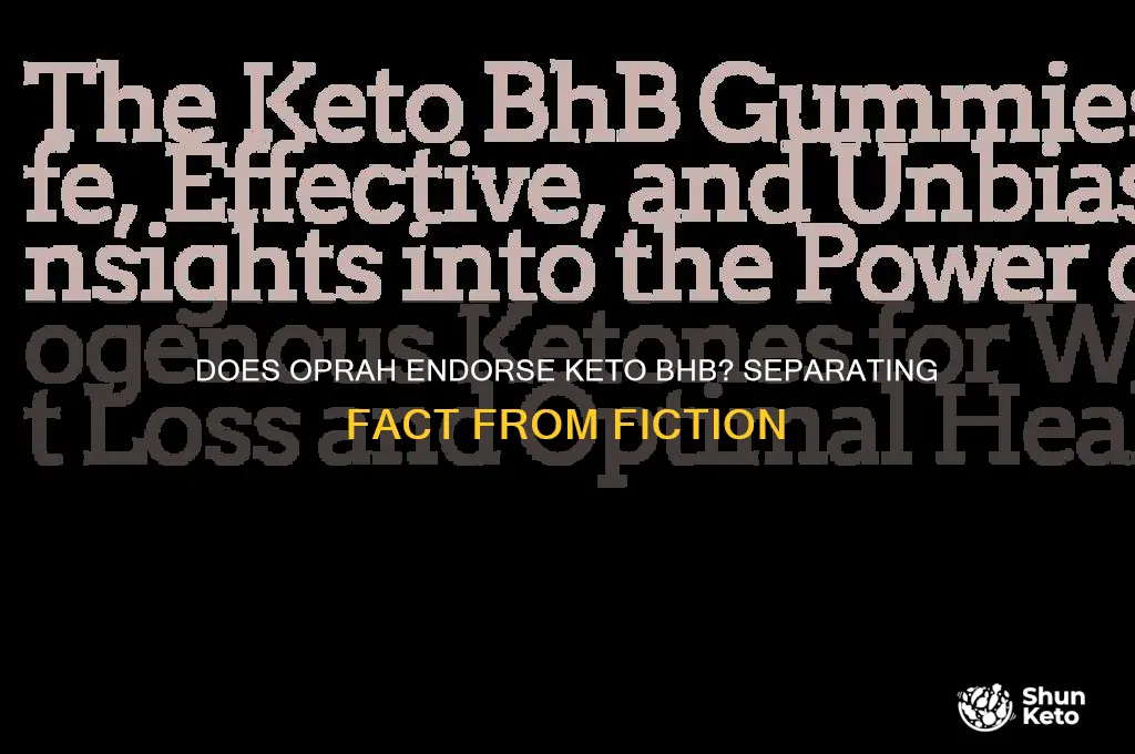 does oprah endorse keto bhb