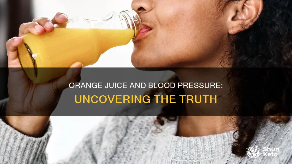 does orange juice increase blood pressure