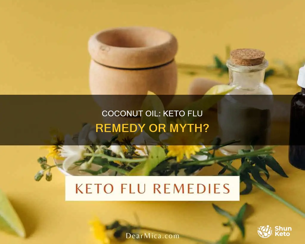 does organic refined coconut oil help with keto flu