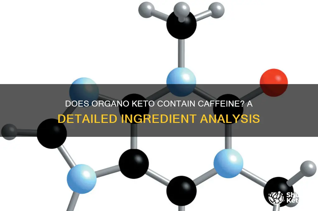 does organo keto have caffeine in it