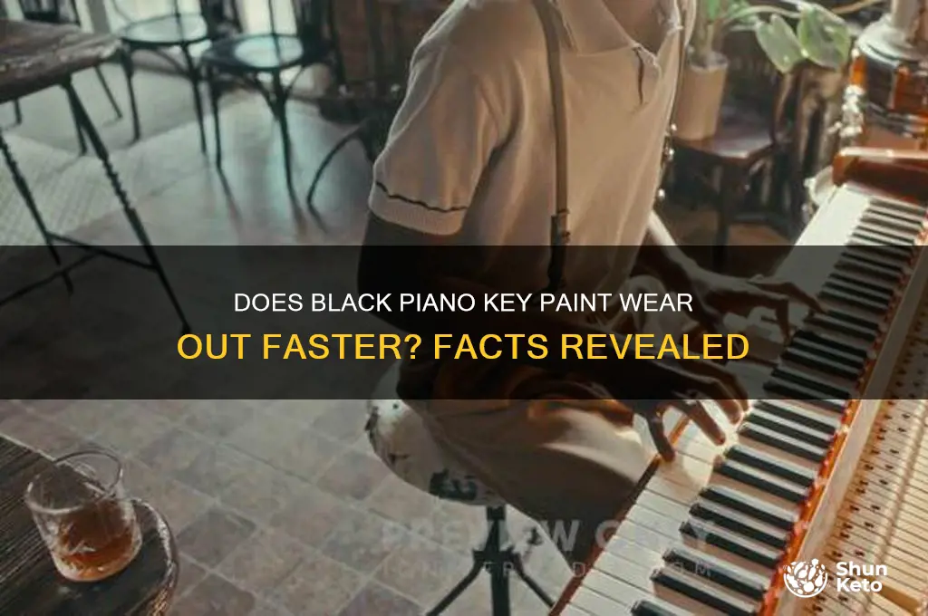 does painting sharp black on piano ket wear out quickly