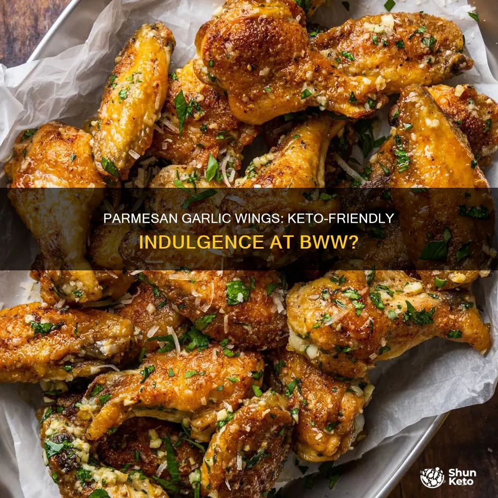 does parmesan garlic wings have carbs bww keto