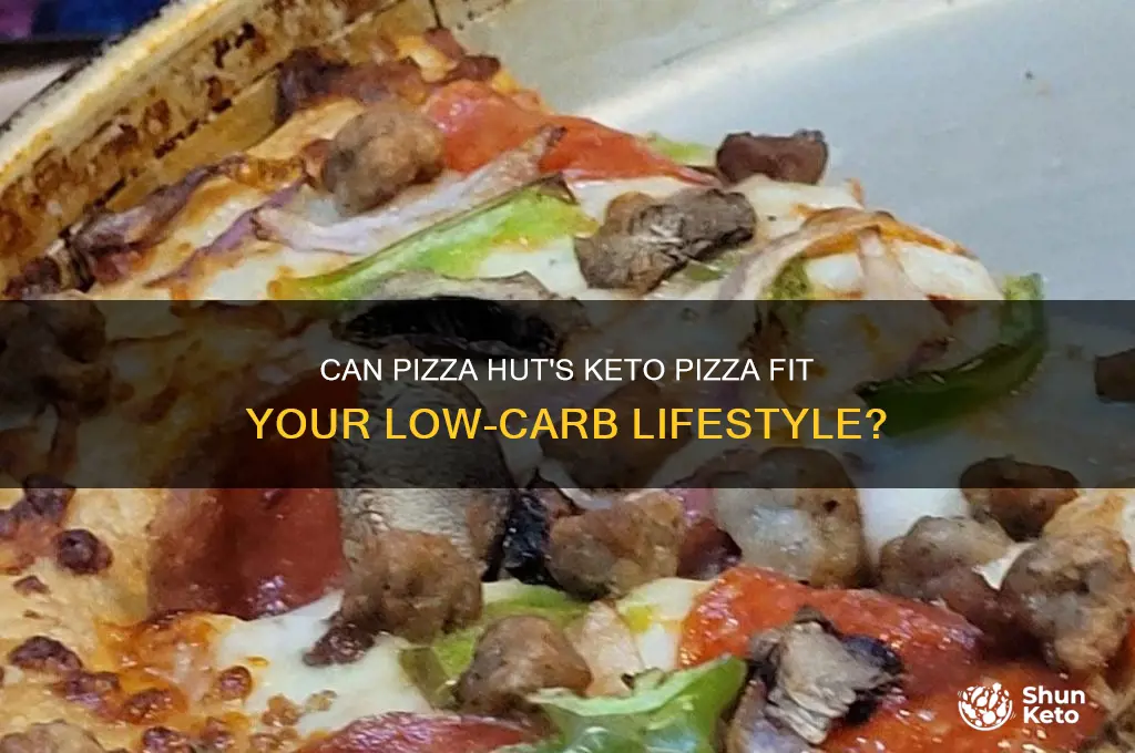 does pizza hut do keto pizza