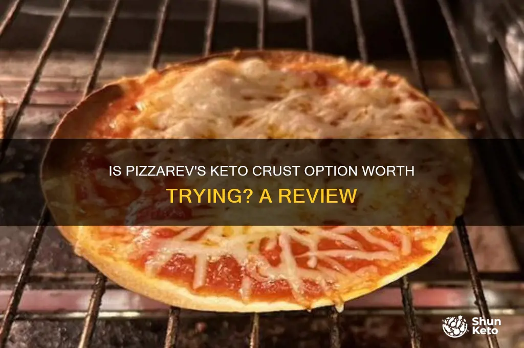 does pizzarev have keto crust