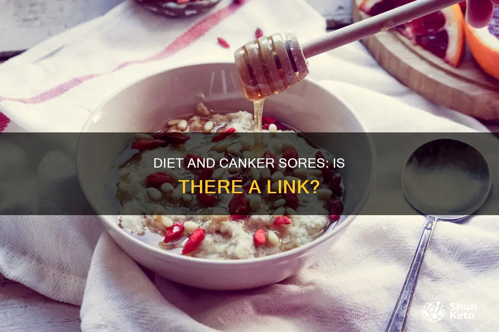 does poor diet cause canker sores