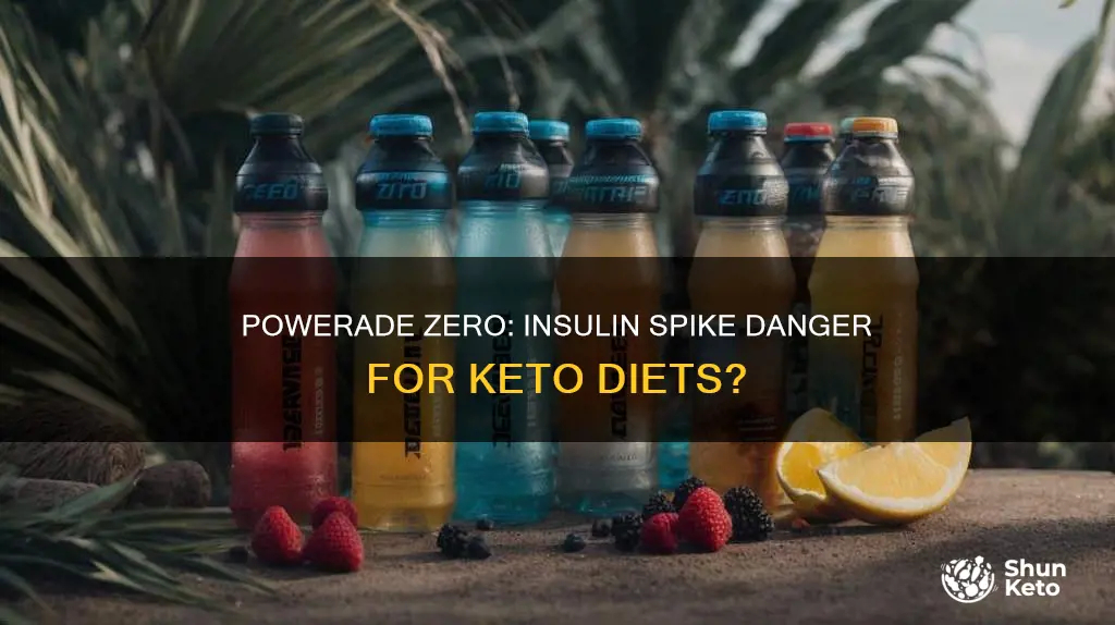 does powerade zero cause an insulin spike keto