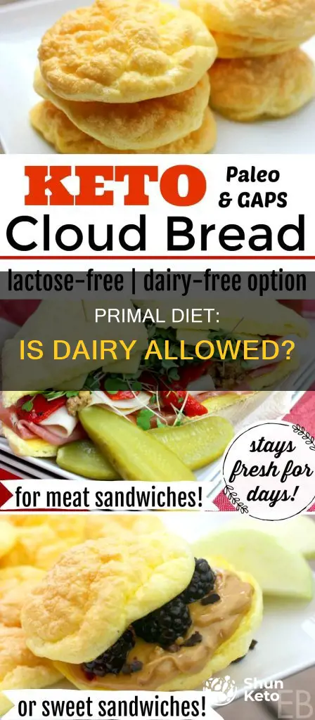 does primal diet allow dairy