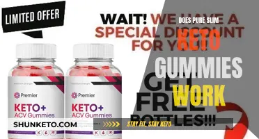 Keto Gummy Weight Loss: Does Pure Slim Work?