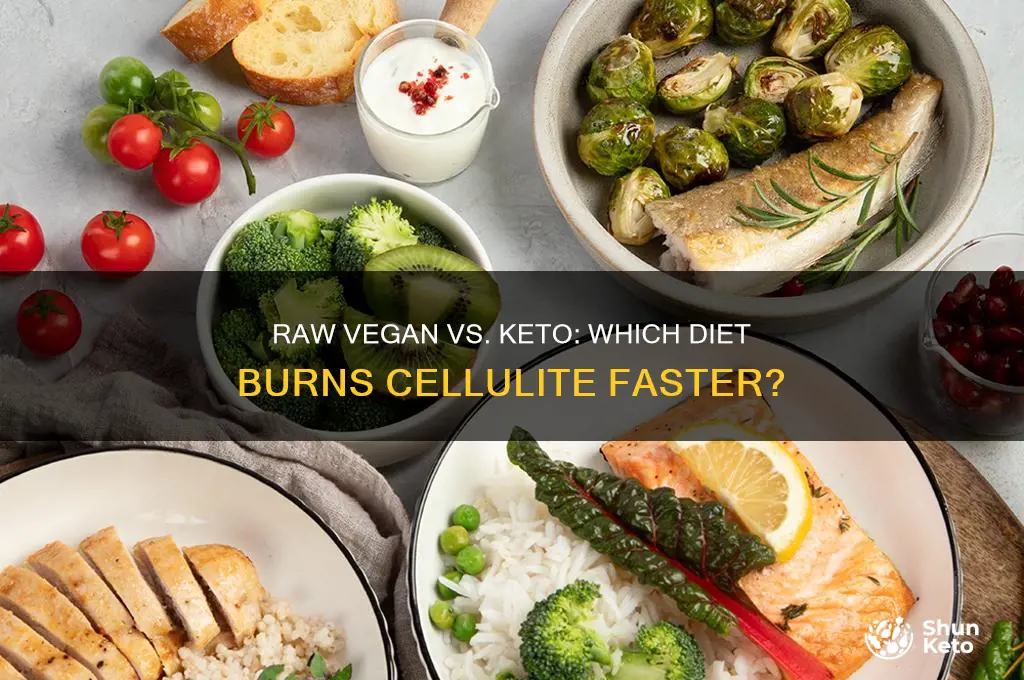 does raw vegan or keto burn me re cellulite