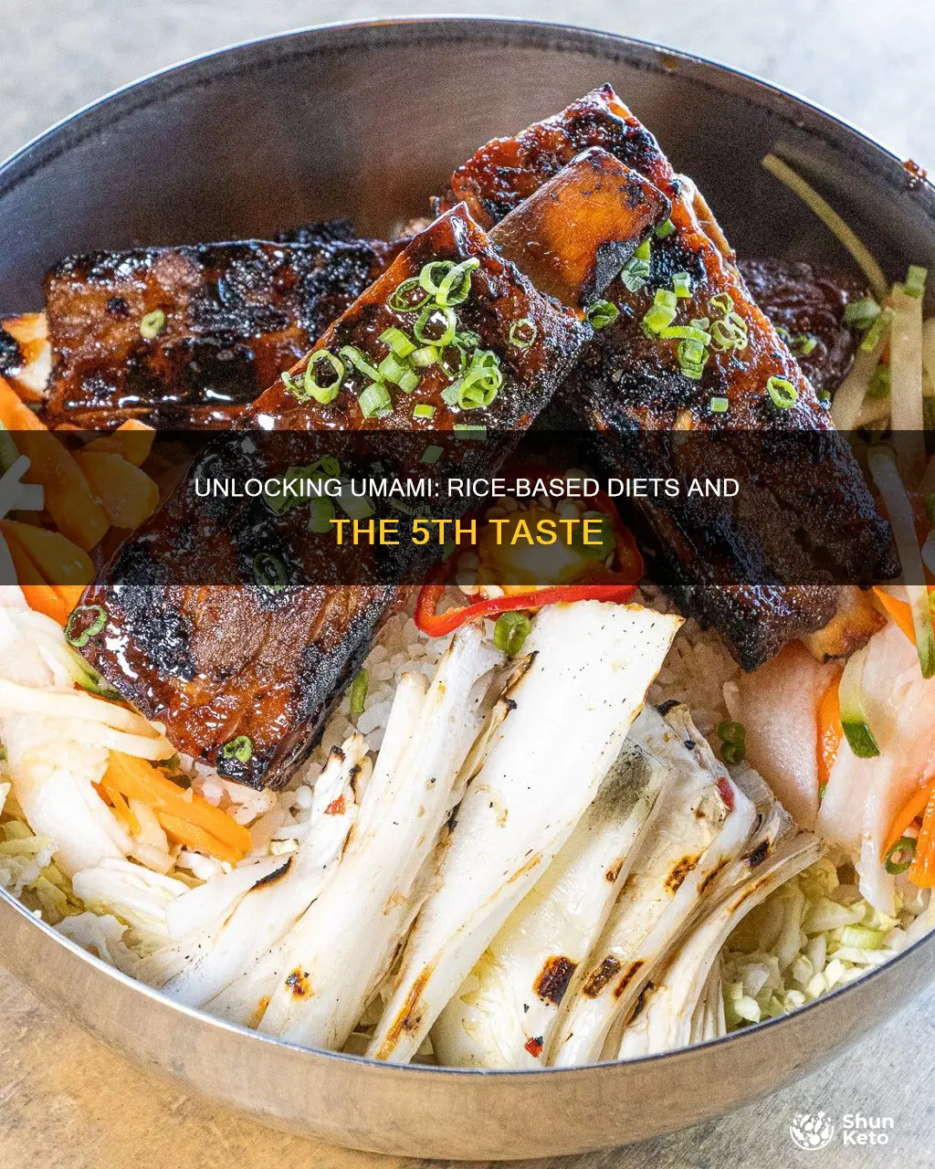 does rice based diets have 5th tastes