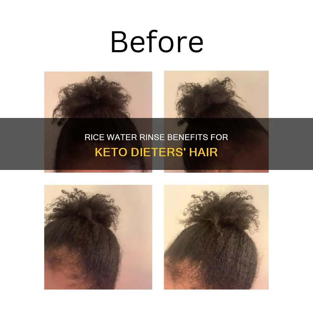 does rice water hair rinse help while on ketogenic diet