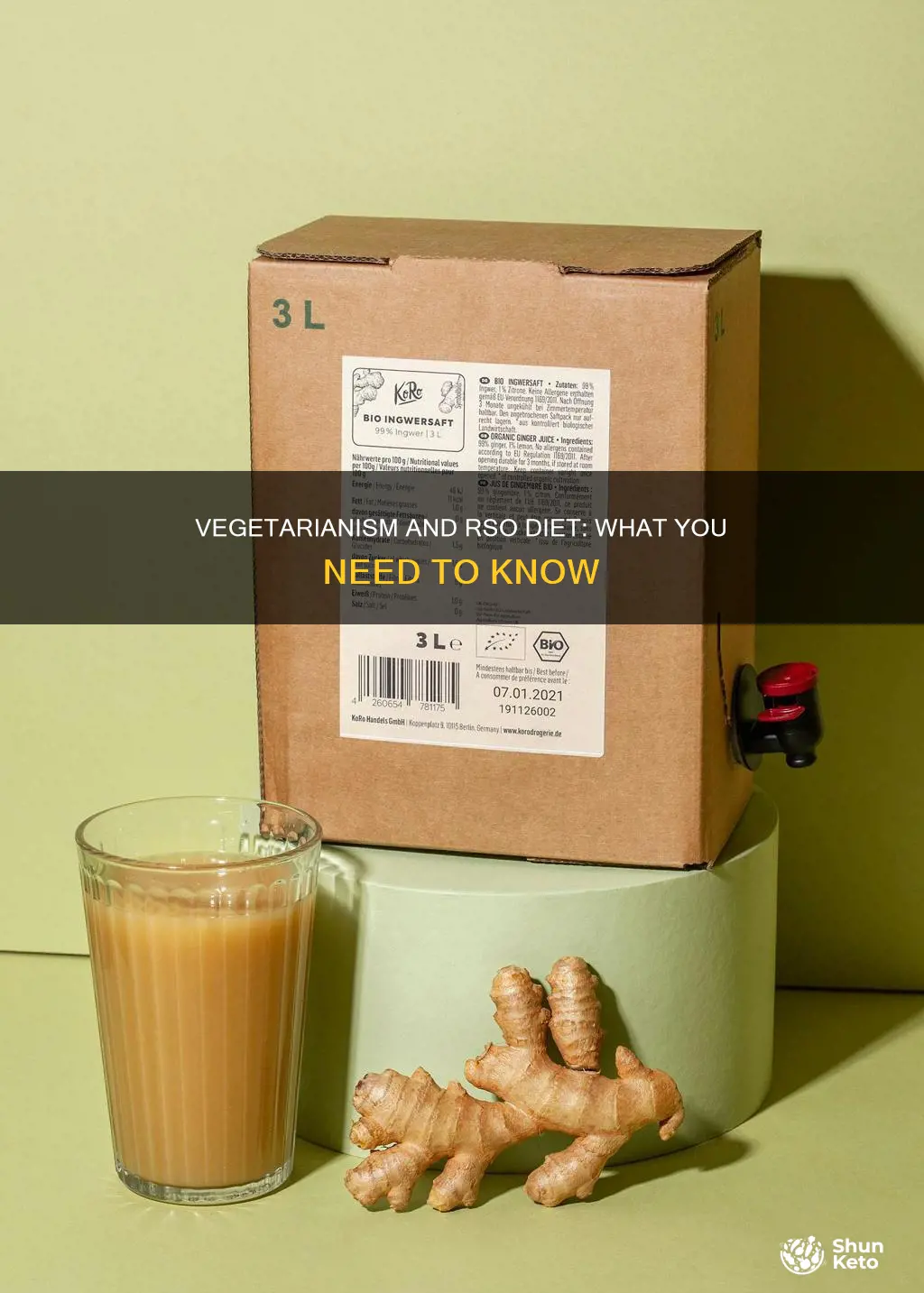 does rso diet vegetarian