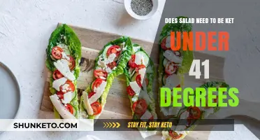 Keeping Salad Fresh: The Importance of 41°F Storage for Keto Diets