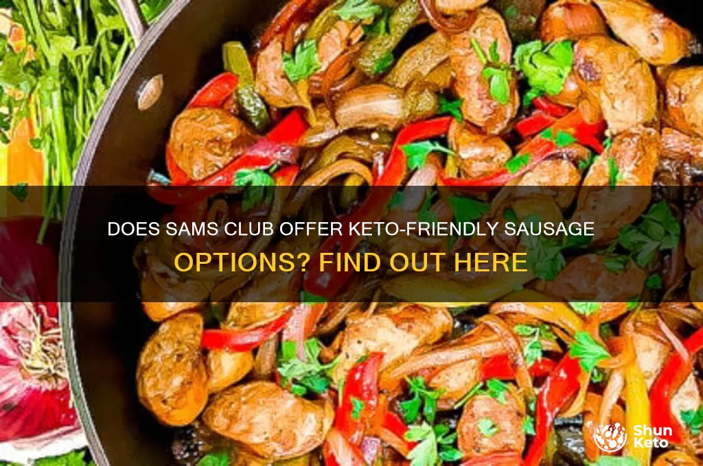 does sams sell keto sausage