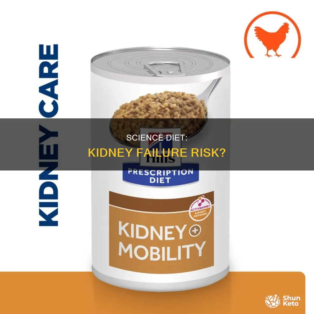 does science diet cause kidney failure