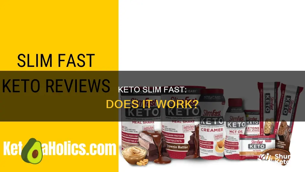 does slim fast keto work reviews