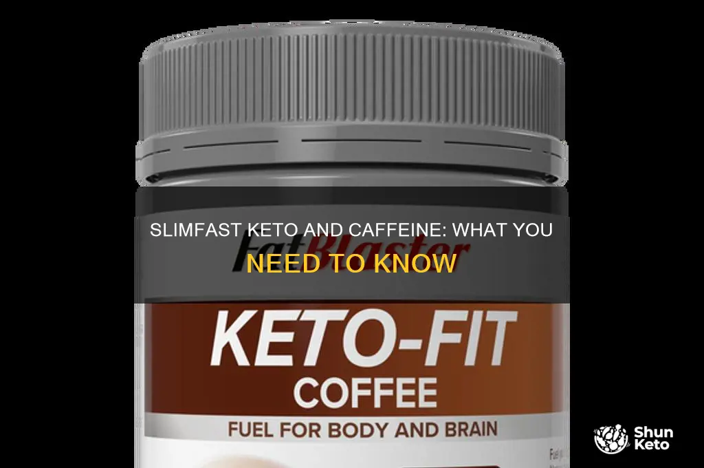 does slimfast keto have caffeine