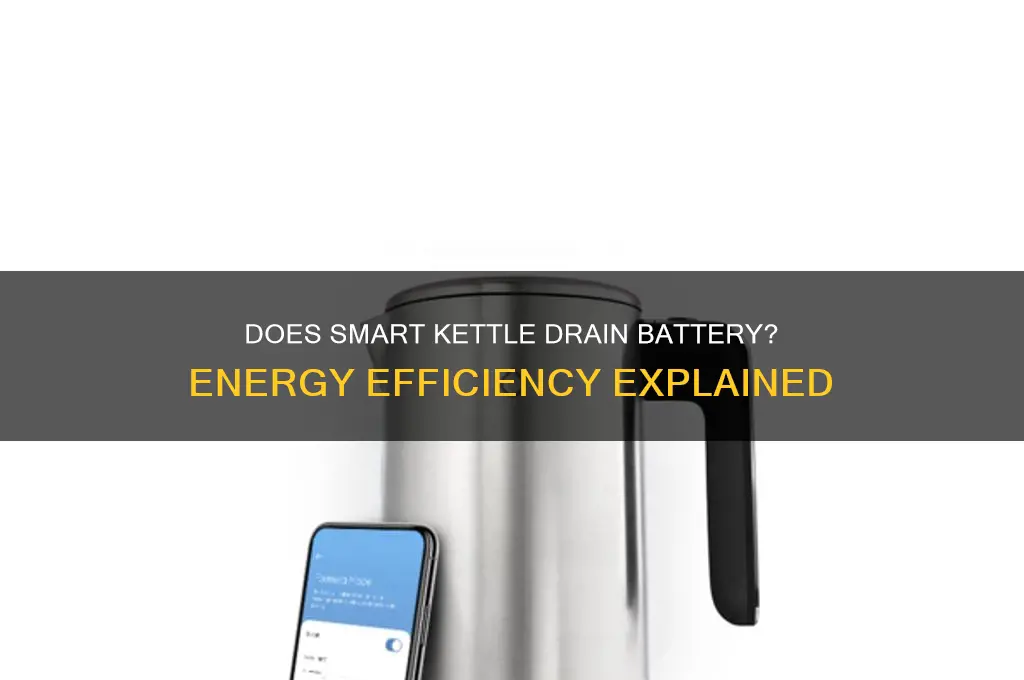 does smart ket drain battery