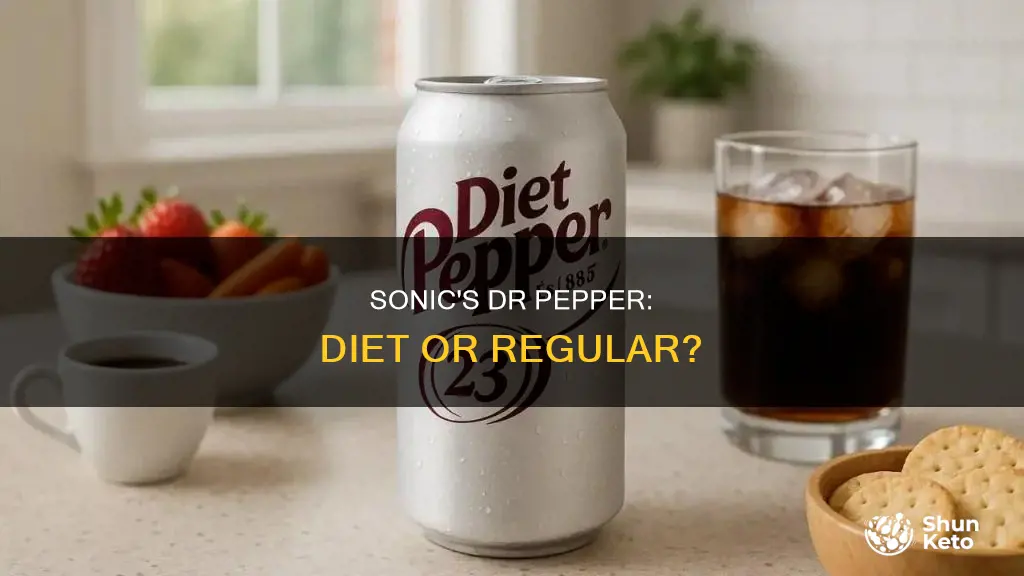 does sonic have diet dr pepper