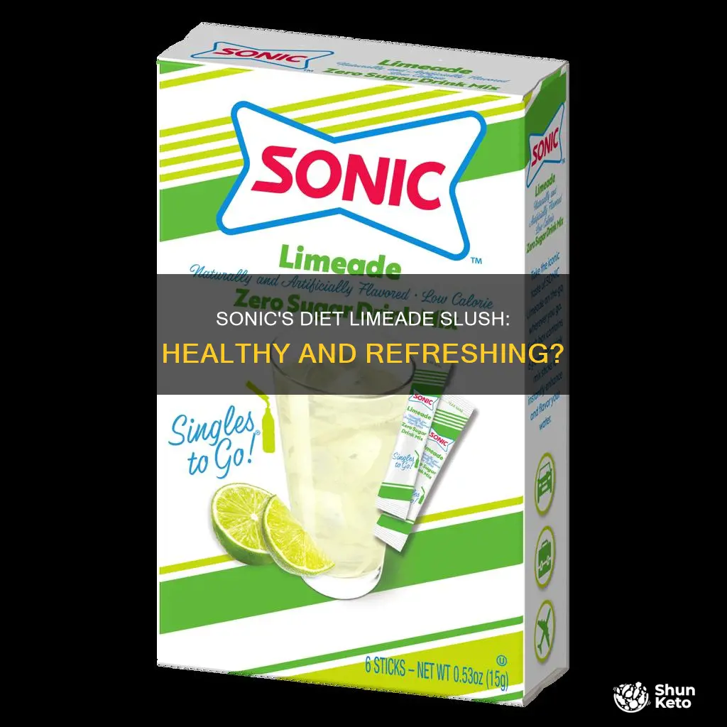 does sonic make a diet limeade slush