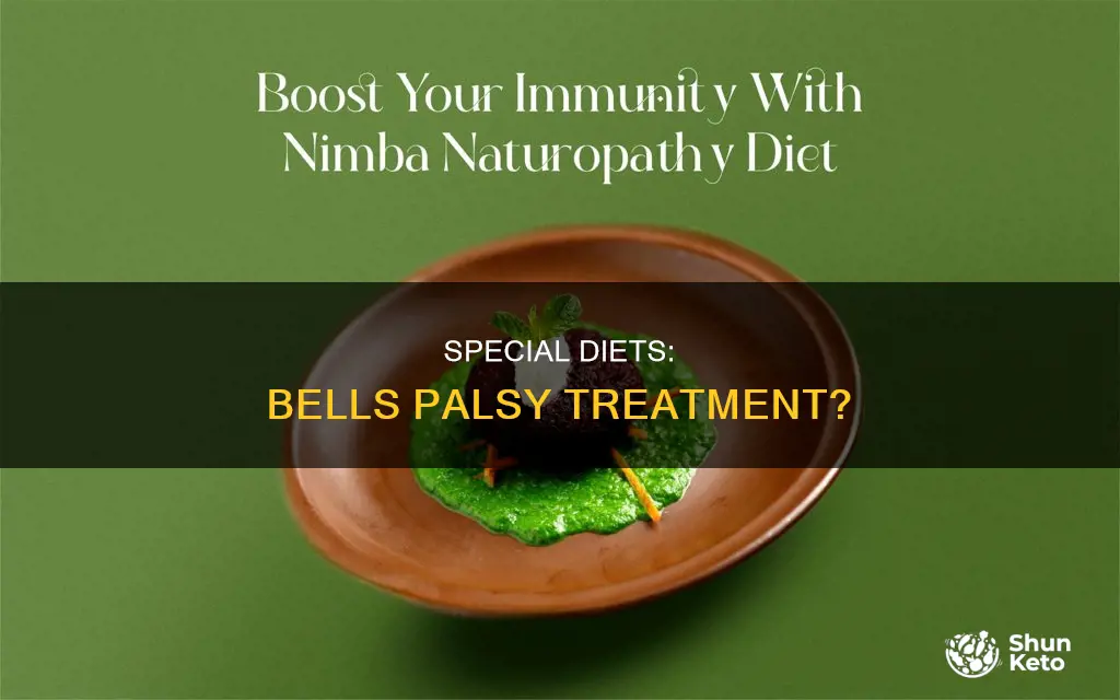 does special diet help with bells palsy