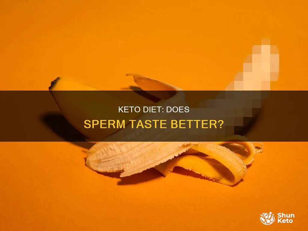 does sperm taste bad on keto