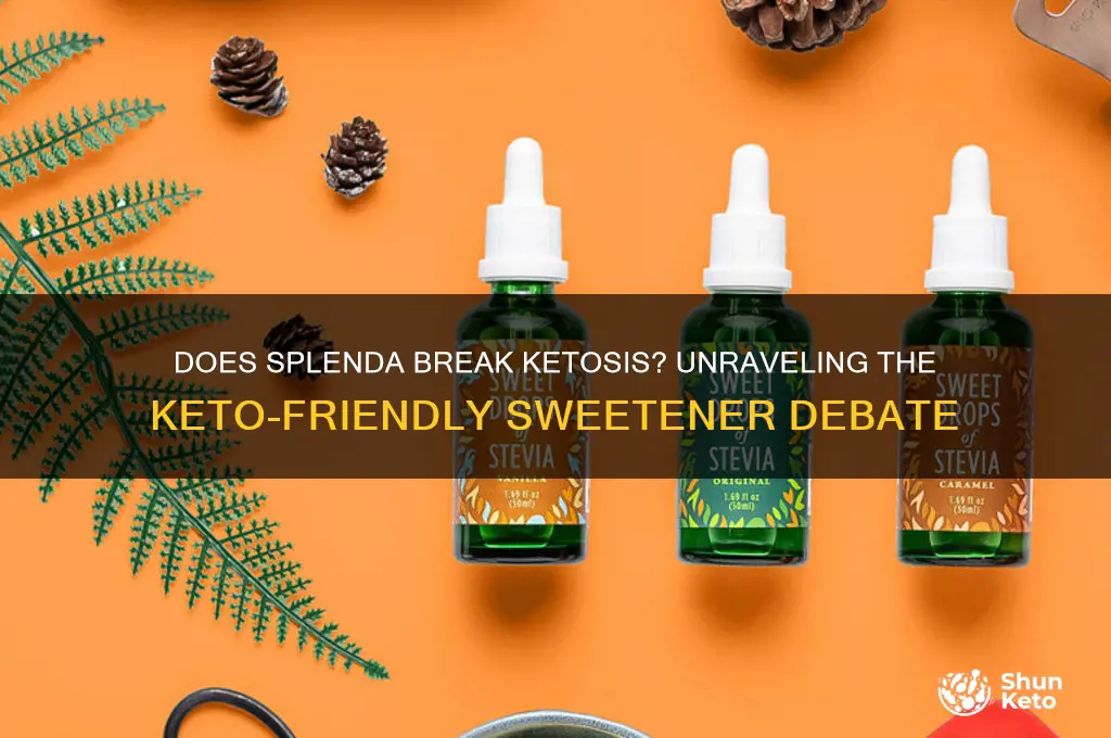 does splenda stop keto