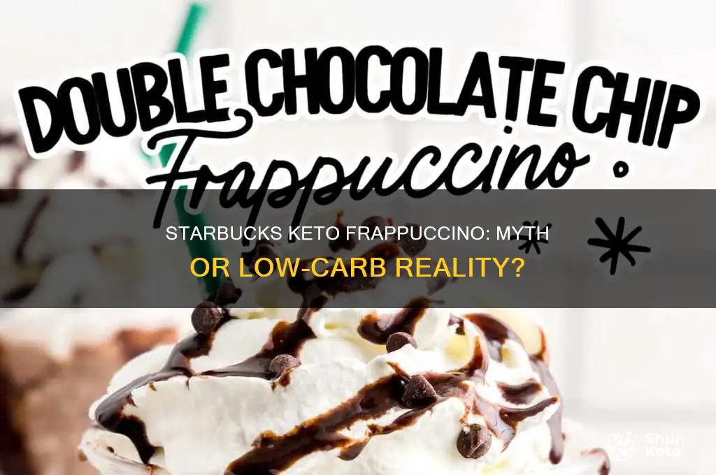 does starbucks have a keto frappuccino