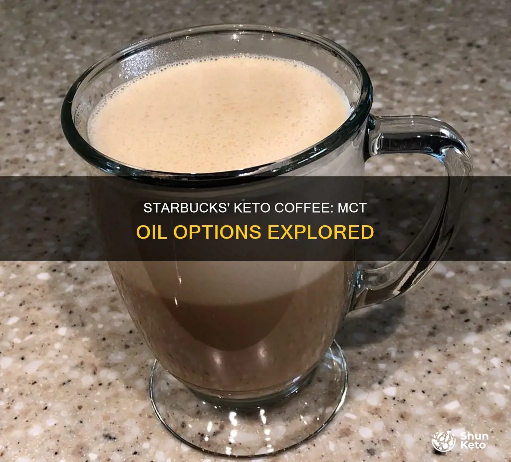 does starbucks have keto coffee with mct oil