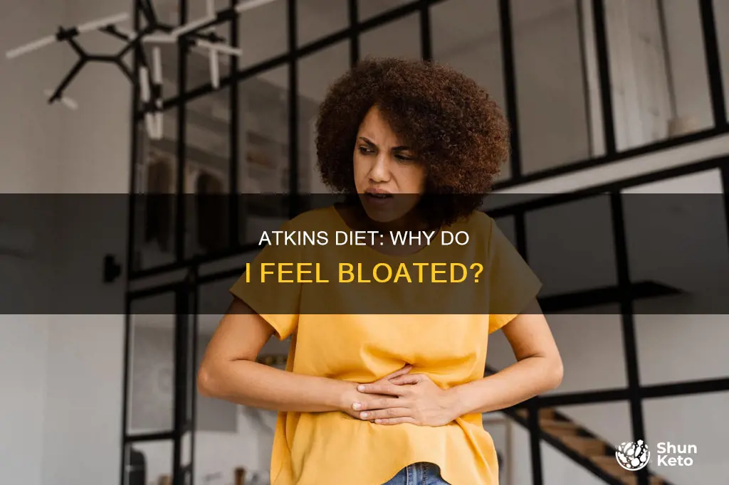 does starting the atkins diet make you bloated